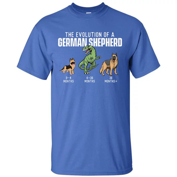 The Evolution Of A German Shepherd Dog Owner Pet Lover Tall T-Shirt