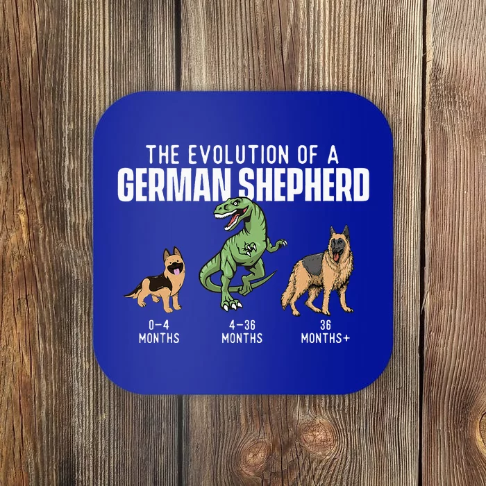 The Evolution Of A German Shepherd Dog Owner Pet Lover Coaster