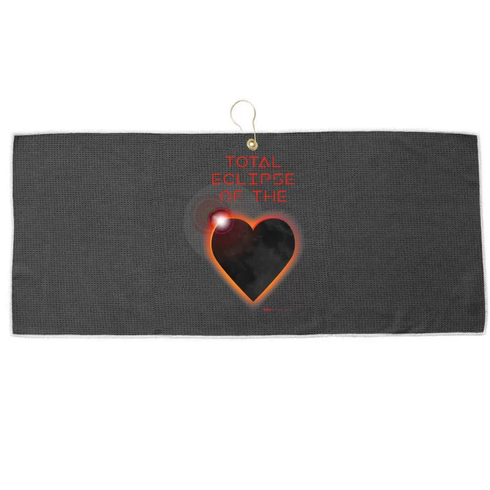 Total Eclipse Of The Solar Heart Astronomy Large Microfiber Waffle Golf Towel