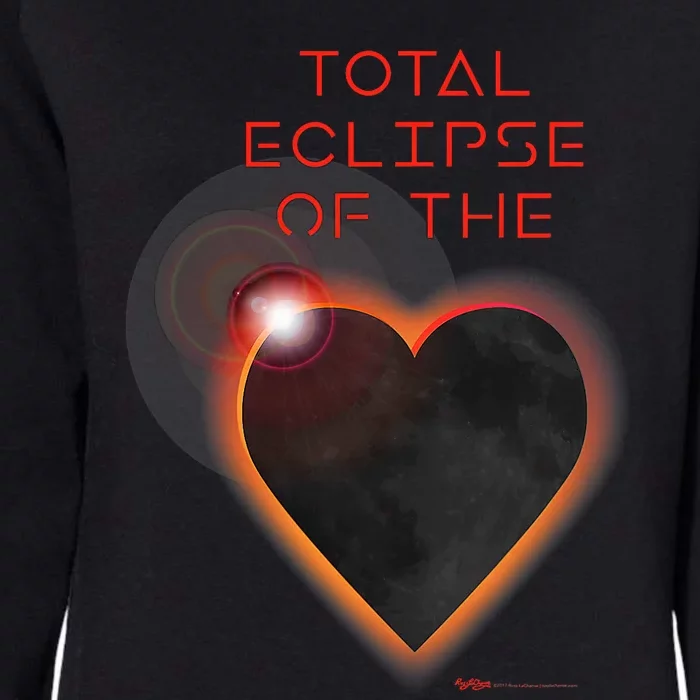 Total Eclipse Of The Solar Heart Astronomy Womens California Wash Sweatshirt