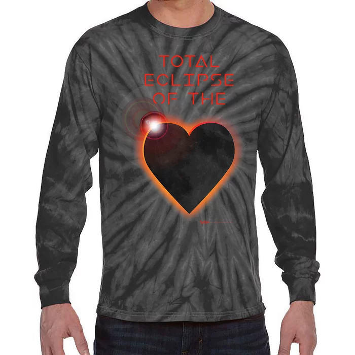 Total Eclipse Of The Solar Heart Astronomy Tie-Dye Long Sleeve Shirt