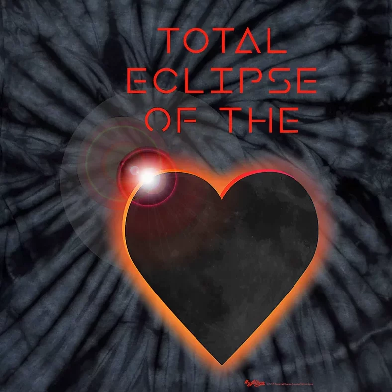 Total Eclipse Of The Solar Heart Astronomy Tie-Dye T-Shirt