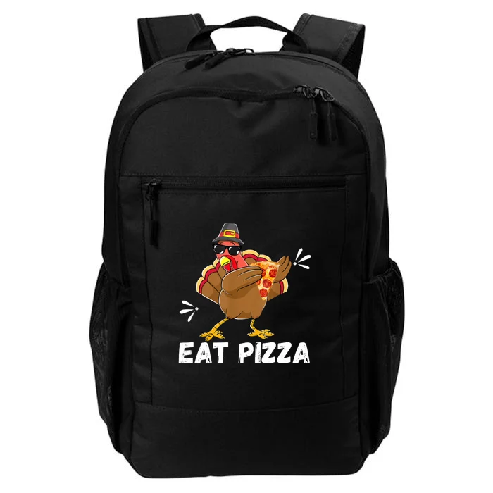 Turkey Eat Pizza Adult Vegan Kids Funny Thanksgiving Daily Commute Backpack