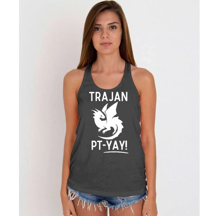 Trajan Elementary Ptyay Women's Knotted Racerback Tank