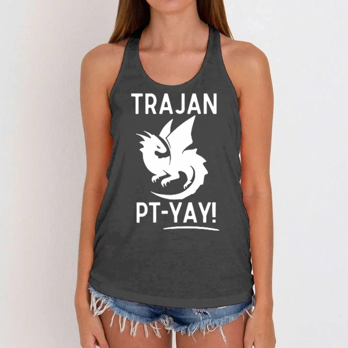 Trajan Elementary Ptyay Women's Knotted Racerback Tank