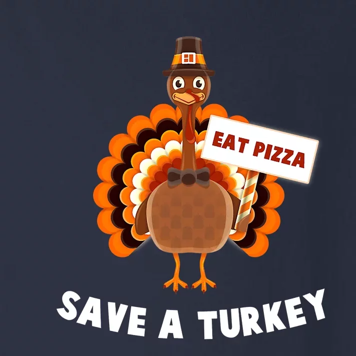 Turkey Eat Pizza Adult Vegan Funny Thanksgiving Gifts Toddler Long Sleeve Shirt