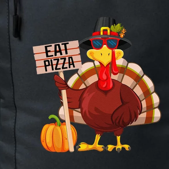 Turkey Eat Pizza Vegan Funny Thanksgiving Funny Funny Daily Commute Backpack