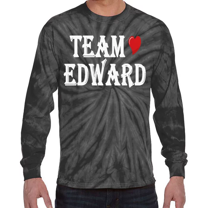 Team Edward Quote Cool Team Edward Tie-Dye Long Sleeve Shirt