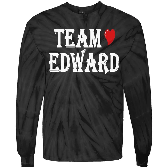 Team Edward Quote Cool Team Edward Tie-Dye Long Sleeve Shirt