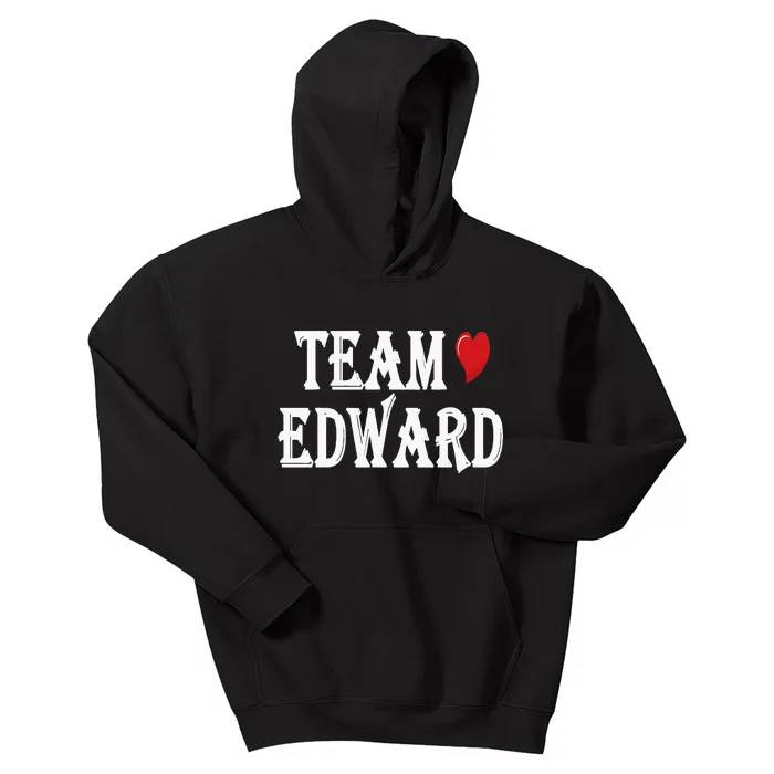 Team Edward Quote Cool Team Edward Kids Hoodie