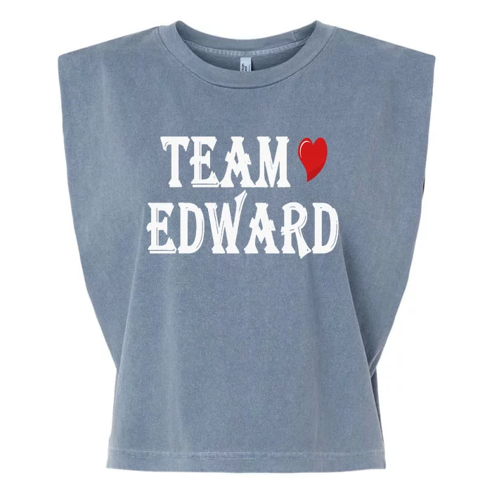 Team Edward Quote Cool Team Edward Garment-Dyed Women's Muscle Tee