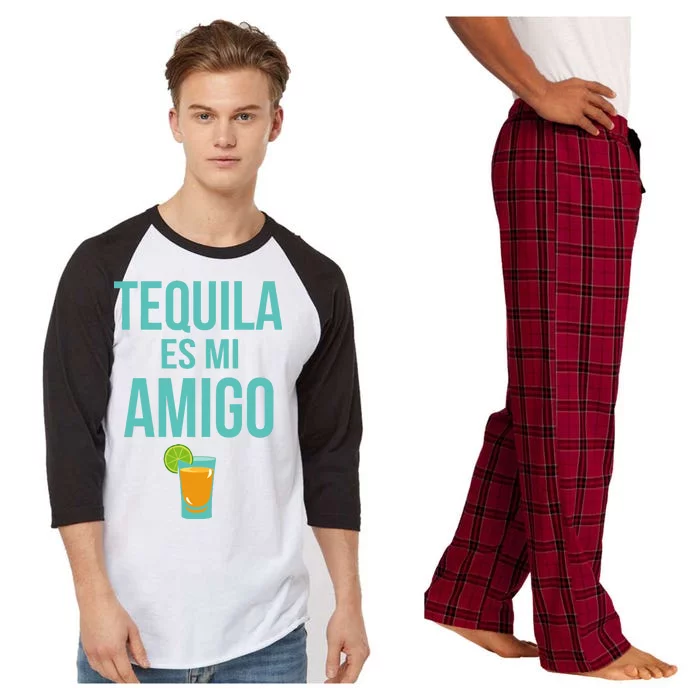 Tequila Es Mi Amigo Cinco de Mayo Raglan Sleeve Pajama Set