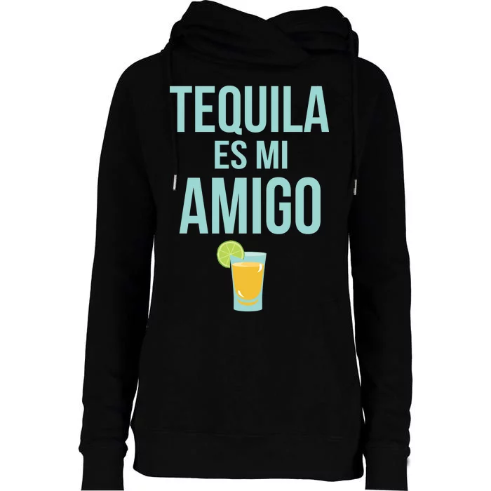 Tequila Es Mi Amigo Cinco de Mayo Womens Funnel Neck Pullover Hood