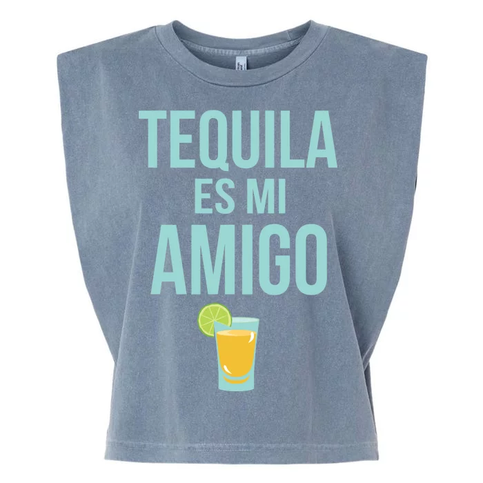 Tequila Es Mi Amigo Cinco de Mayo Garment-Dyed Women's Muscle Tee