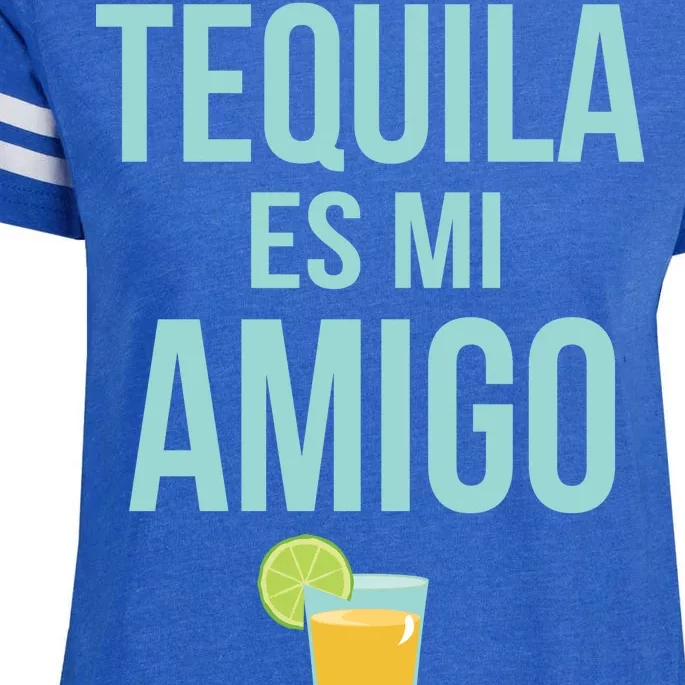 Tequila Es Mi Amigo Cinco de Mayo Enza Ladies Jersey Football T-Shirt