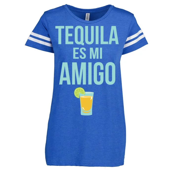 Tequila Es Mi Amigo Cinco de Mayo Enza Ladies Jersey Football T-Shirt