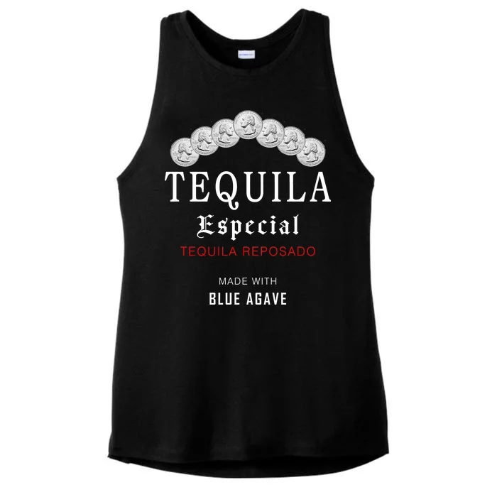 Tequila Especial Lime Slat Ladies Tri-Blend Wicking Tank