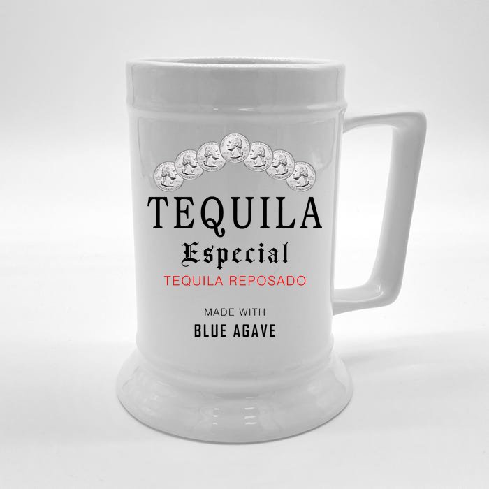 Tequila Especial Lime Slat Front & Back Beer Stein