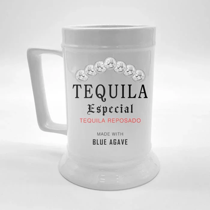 Tequila Especial Lime Slat Front & Back Beer Stein