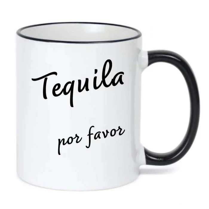 Tequila Por Favor Black Color Changing Mug