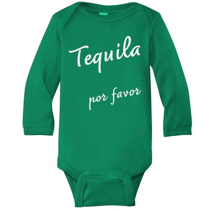 Tequila Por Favor Baby Long Sleeve Bodysuit