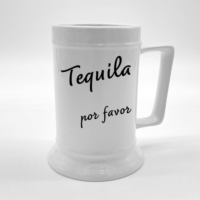 Tequila Por Favor Front & Back Beer Stein