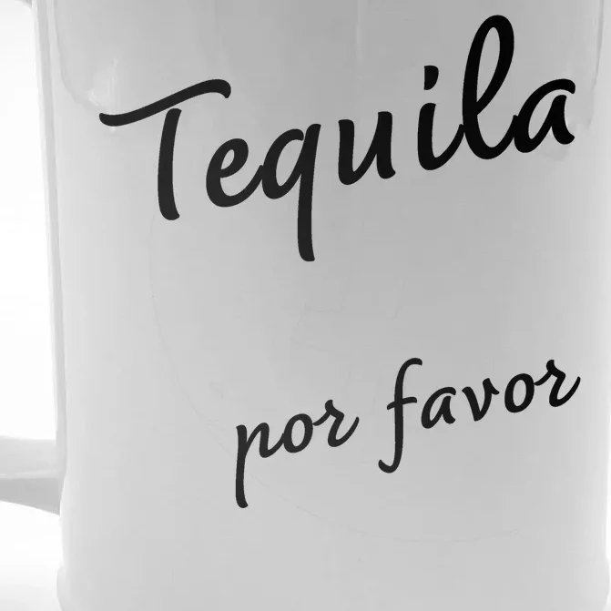 Tequila Por Favor Front & Back Beer Stein