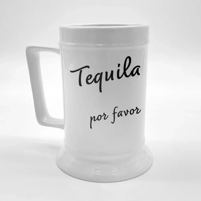 Tequila Por Favor Front & Back Beer Stein