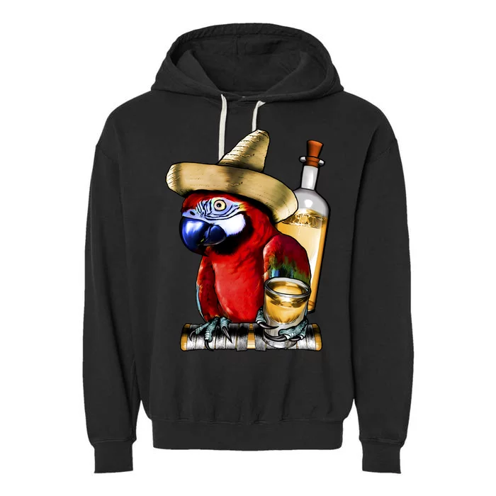 Tequilla Parrot Garment-Dyed Fleece Hoodie