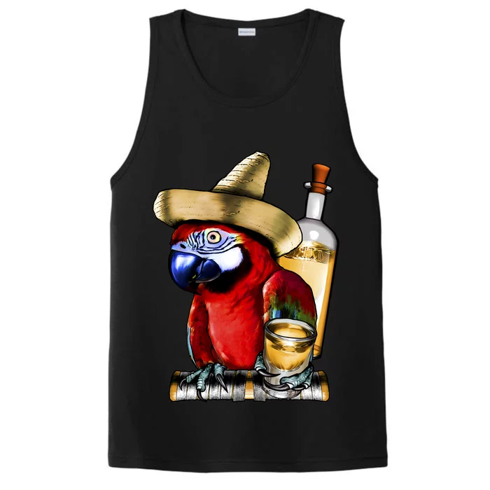 Tequilla Parrot Performance Tank