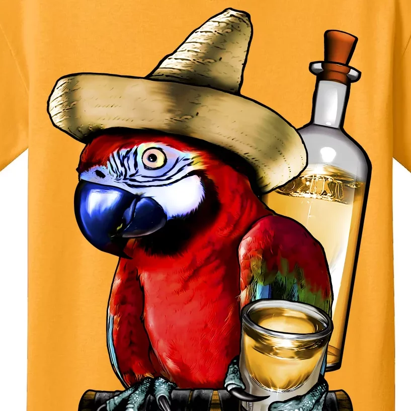 Tequilla Parrot Kids T-Shirt