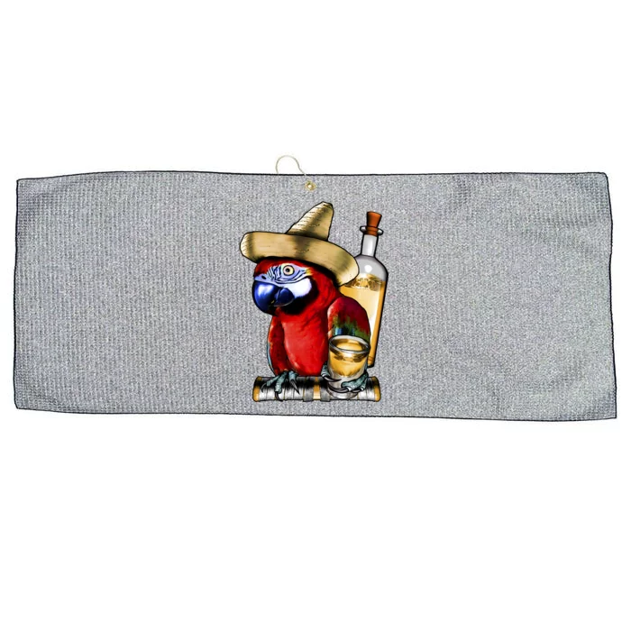 Tequilla Parrot Large Microfiber Waffle Golf Towel