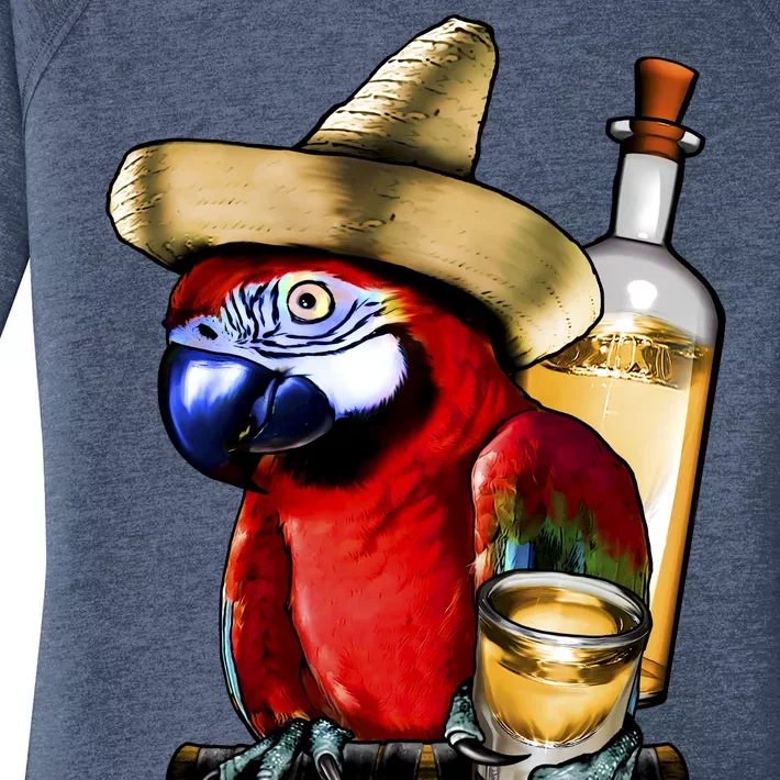 Tequilla Parrot Women's Perfect Tri Tunic Long Sleeve Shirt