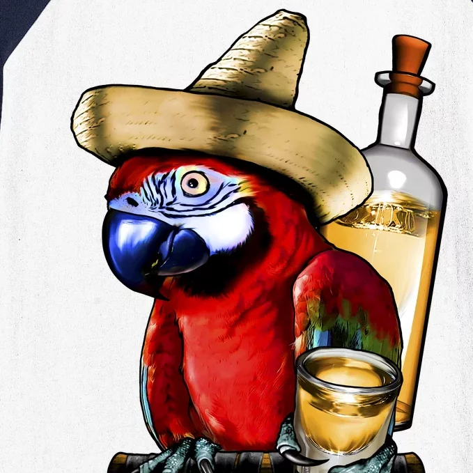 Tequilla Parrot Baseball Sleeve Shirt