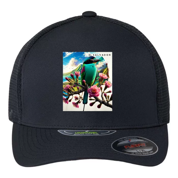 Torogoz En áRbol De Maquilishuat El Salvador La Fiscal Sv Flexfit Unipanel Trucker Cap