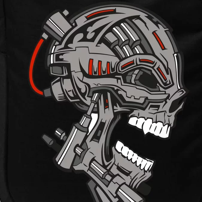 Terminator Skull Gun Head Impact Tech Backpack