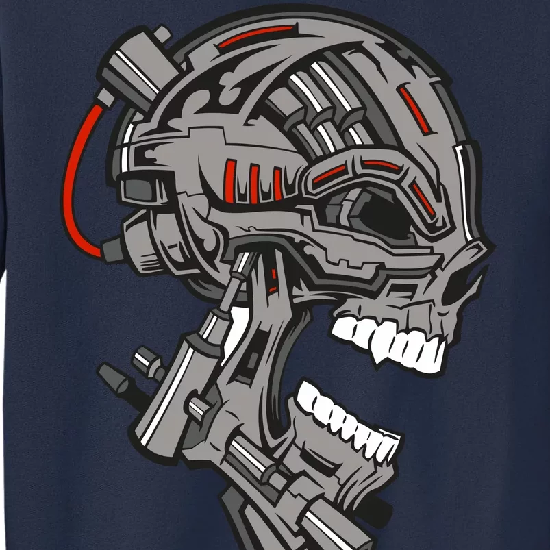 Terminator Skull Gun Head Sweatshirt