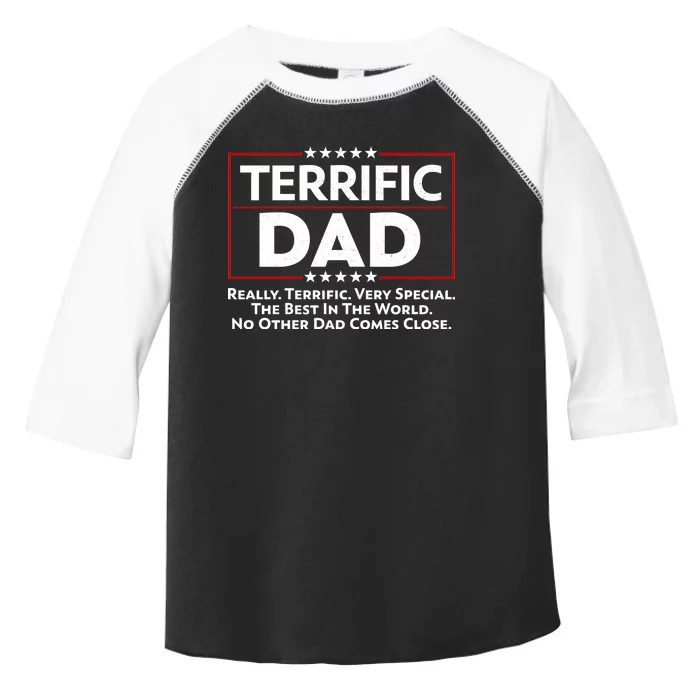 Terrific Dad Fathers Day Toddler Fine Jersey T-Shirt