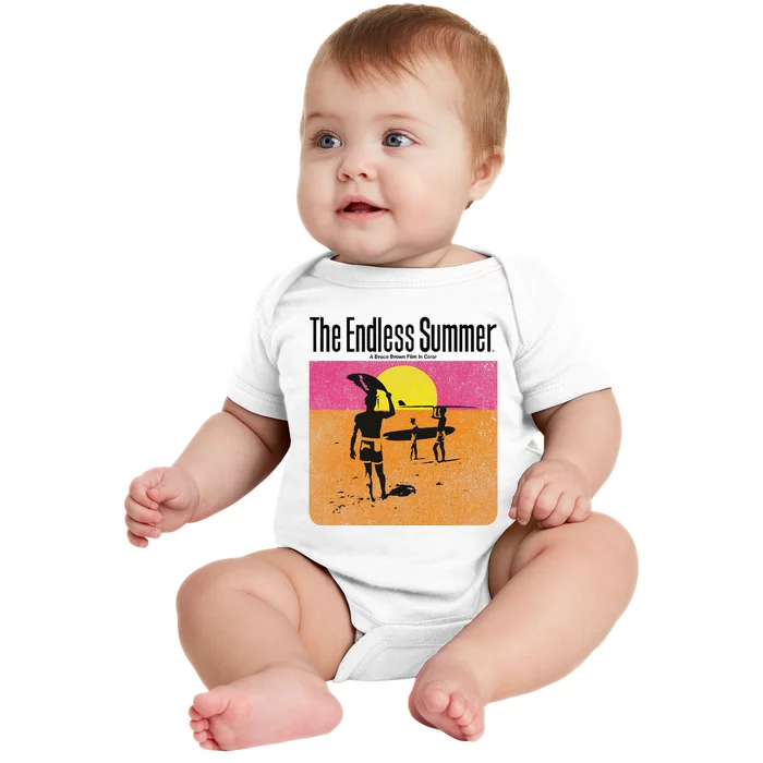 The Endless Summer 1966 Classic Surf Movie 60s Baby Bodysuit