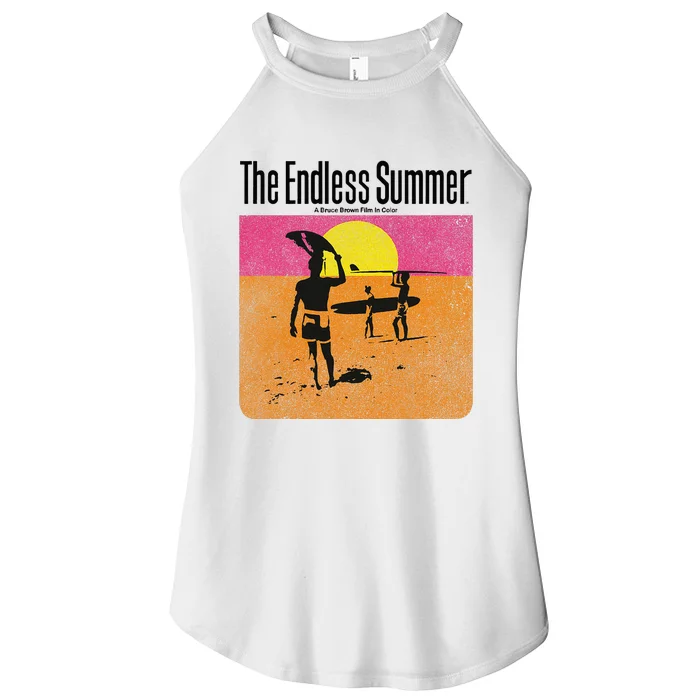 The Endless Summer 1966 Classic Surf Movie 60s Women’s Perfect Tri Rocker Tank