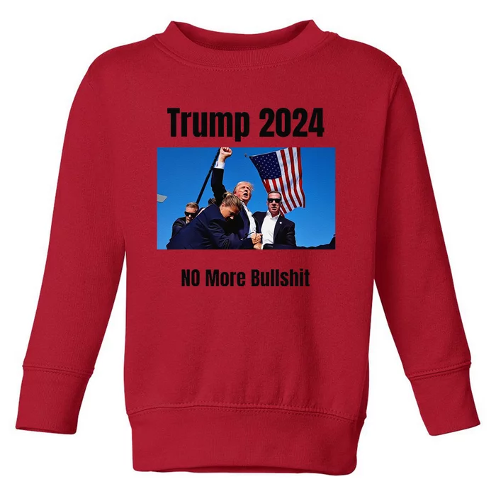 Trump Ear Shot Toddler Sweatshirt