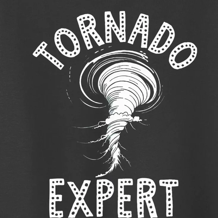 Tornado Expert Storm Chaser Weather Birthday Toddler T-Shirt