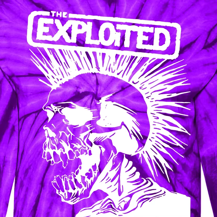 The Exploited Skull Tie-Dye Long Sleeve Shirt