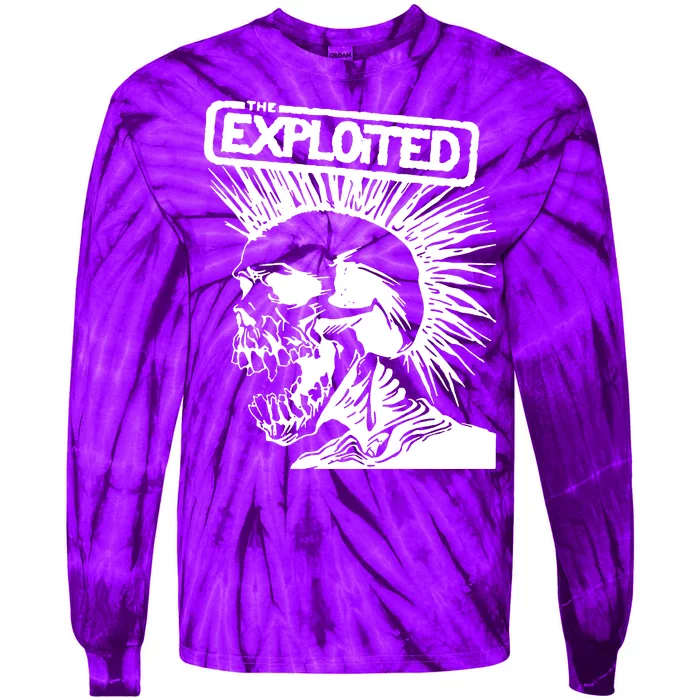 The Exploited Skull Tie-Dye Long Sleeve Shirt