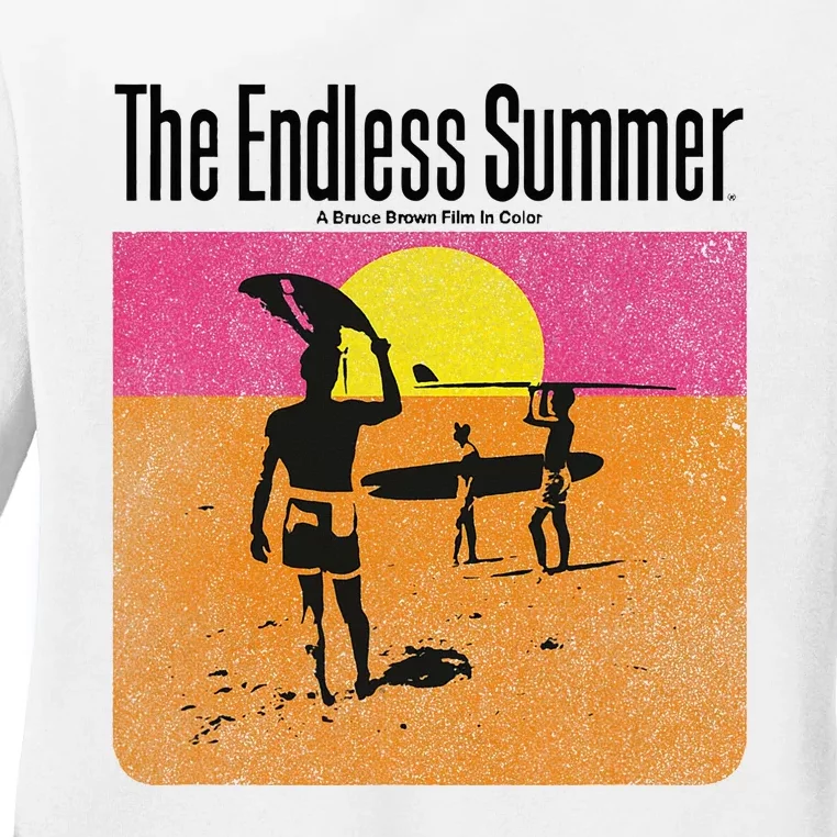 The Endless Summer 1966 Classic Surf Movie 60s Ladies Long Sleeve Shirt