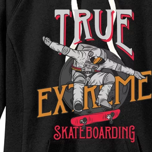 True Extreme Skateboarding Women's Fleece Hoodie