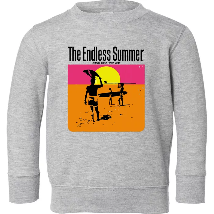 The Endless Summer 1966 Classic Surf Movie 60s Vintage Surf Toddler Sweatshirt