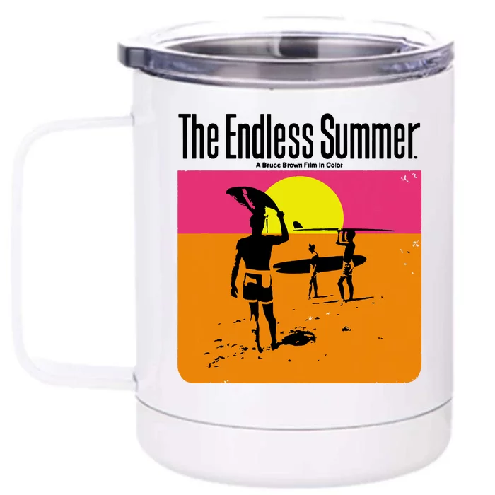 The Endless Summer 1966 Classic Surf Movie 60s Vintage Surf Front & Back 12oz Stainless Steel Tumbler Cup