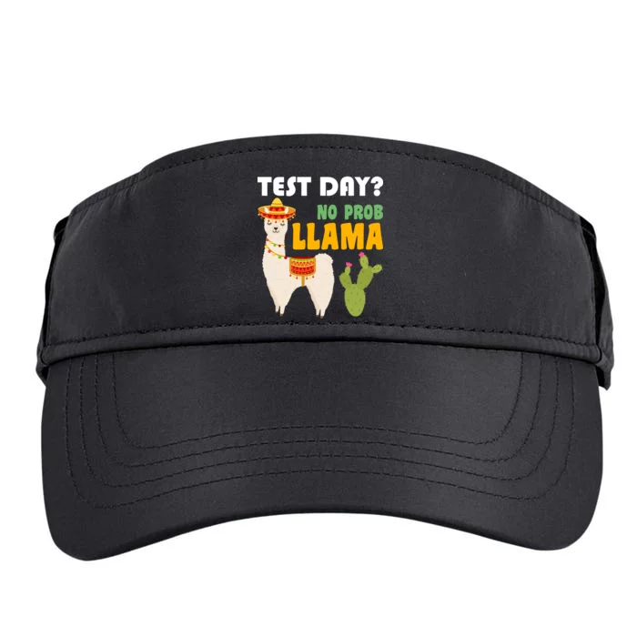 Test Day? No Prob Llama Cactus Adult Drive Performance Visor