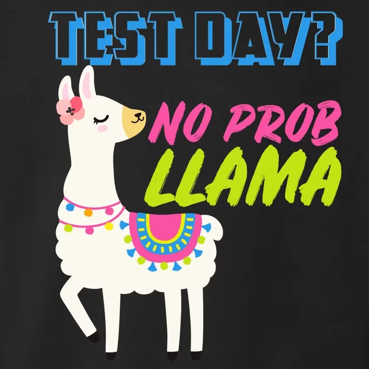 Test Day? No Probllama Toddler Hoodie